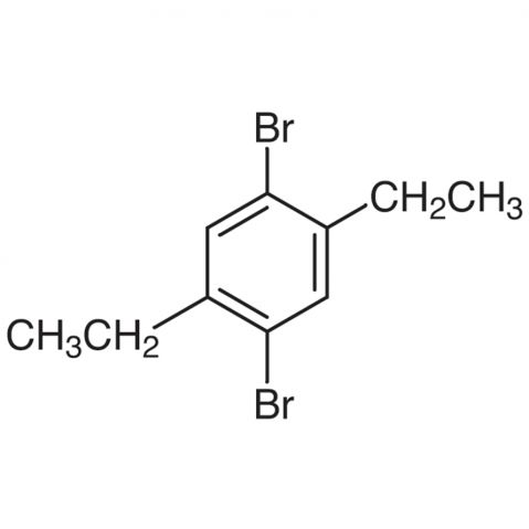 1,4-Dibromo-2,5-diethylbenzene Chemische Struktur