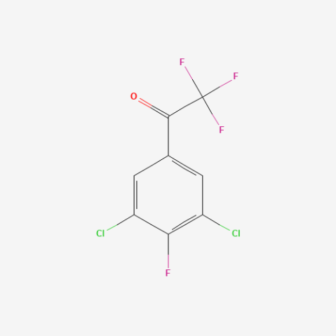 1-(3,5-Dichloro-4-fluorophenyl)-2,2,2-trifluoroethan-1-one Chemical Structure