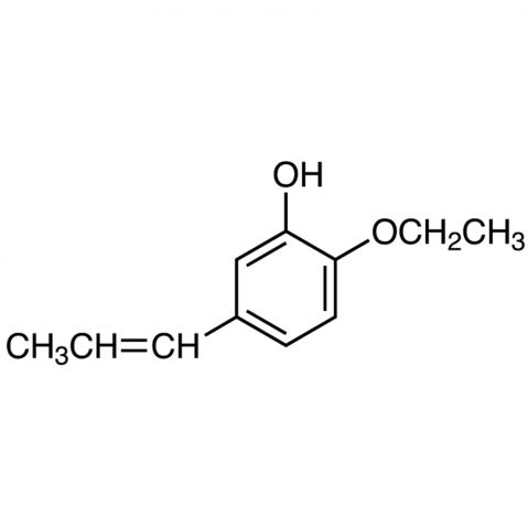 trans-2-Ethoxy-5-(1-propenyl)phenol التركيب الكيميائي