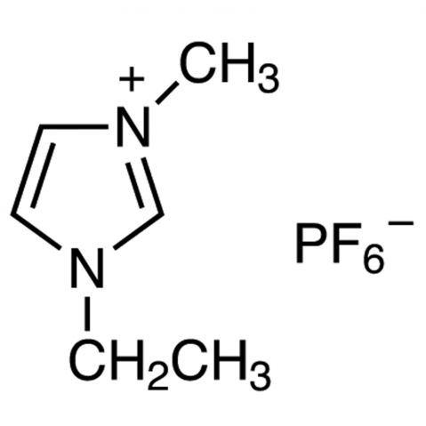 1-Ethyl-3-methylimidazolium hexafluorophosphate Chemical Structure