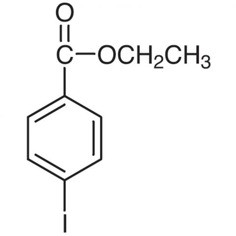 Ethyl 4-Iodobenzoate Chemische Struktur