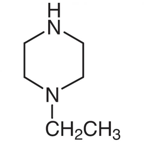 1-Ethylpiperazine 化学構造