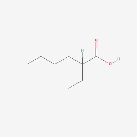 2-Ethylhexanoic acid Chemical Structure