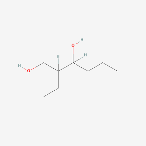 2-Ethyl-1,3-hexanediol Chemical Structure