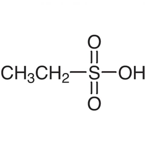 Ethanesulfonic acid 化学構造