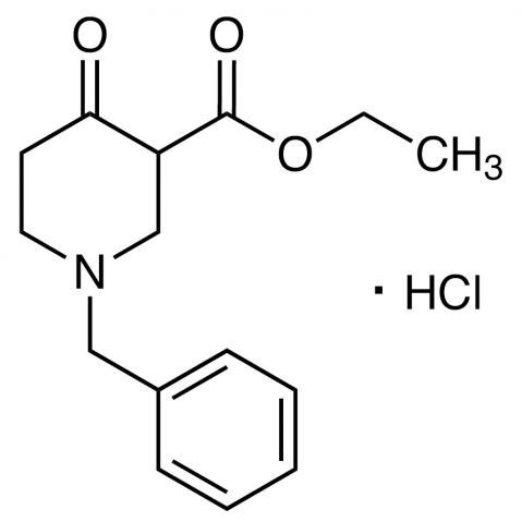 Ethyl 1-benzyl-4-oxo-3-piperidinecarboxylate hydrochloride Chemical Structure