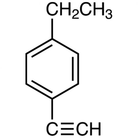 1-Ethyl-4-ethynylbenzene 化学構造