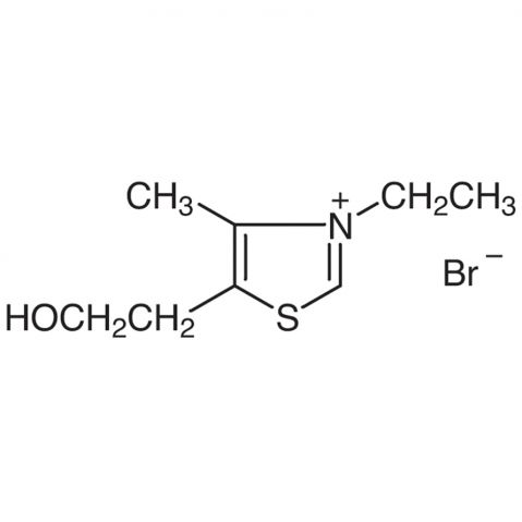 3-Ethyl-5-(2-hydroxyethyl)-4-methylthiazolium bromide Chemical Structure