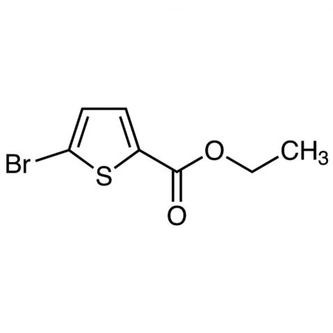 Ethyl 5-bromothiophene-2-carboxylate 化学構造