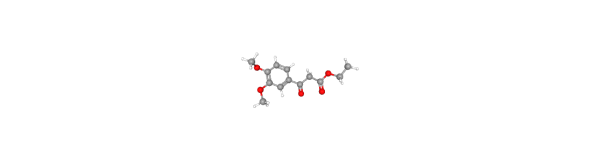 Ethyl 3,4-dimethoxybenzoylacetate 化学構造