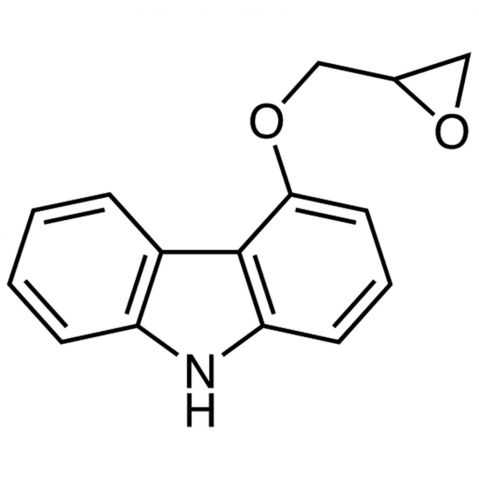 4-(2,3-Epoxypropoxy)carbazole 化学構造