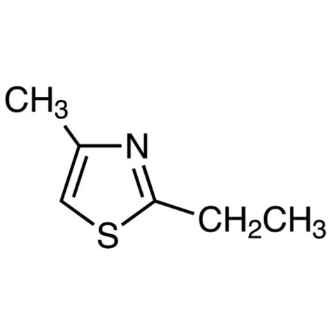 2-Ethyl-4-methylthiazole Chemische Struktur