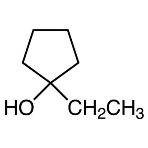 1-Ethylcyclopentanol Chemische Struktur