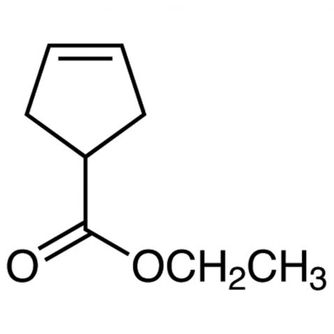 3-Cyclopentene-1-carboxylic Acid Ethyl Ester Chemical Structure