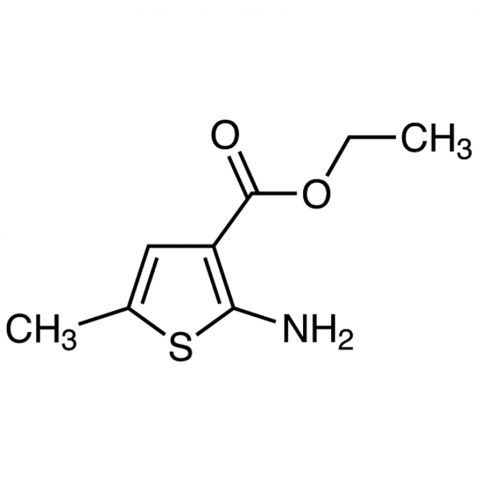 2-Amino-5-methylthiophene-3-carboxylic Acid Ethyl Ester Chemische Struktur