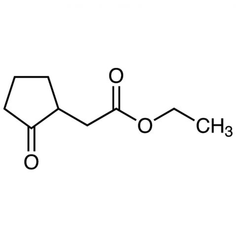 Ethyl 2-oxocyclopentylacetate Chemical Structure