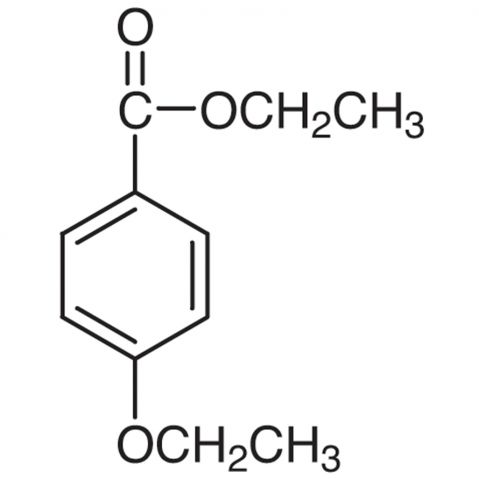 4-Ethoxybenzoic Acid Ethyl Ester Chemical Structure