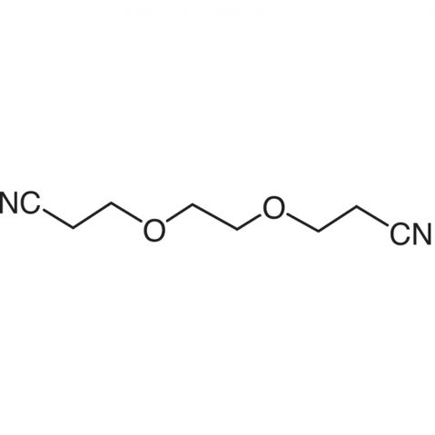 Ethylene Glycol Bis(propionitrile) Ether 化学構造