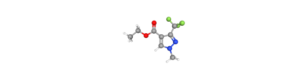 Ethyl 1-methyl-3-trifluoromethyl-1H-pyrazole-4-carboxylate التركيب الكيميائي