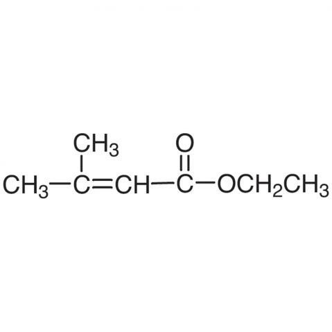 Ethyl 3-Methylcrotonate Chemische Struktur