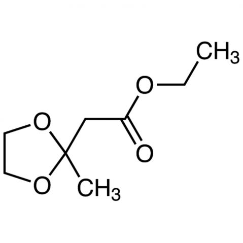 Ethyl 2-(2-Methyl-1,3-dioxolan-2-yl)acetate Chemical Structure