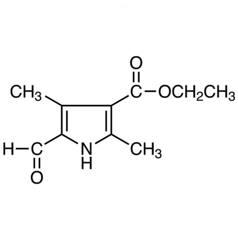 Ethyl 5-Formyl-2,4-dimethyl-3-pyrrolecarboxylate Chemical Structure