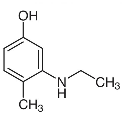 3-Ethylamino-p-cresol Chemische Struktur