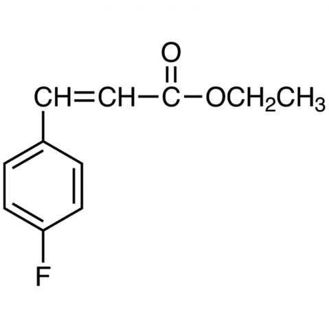 Ethyl 4-Fluorocinnamate 化学構造