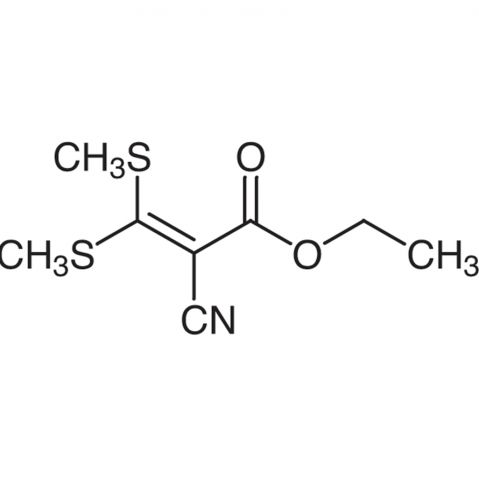 Ethyl 3,3-Bis(methylthio)-2-cyanoacrylate Chemical Structure