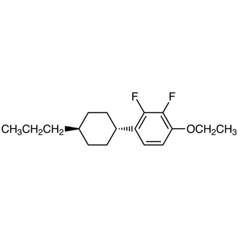 1-Ethoxy-2,3-difluoro-4-(trans-4-propylcyclohexyl)benzene Chemische Struktur