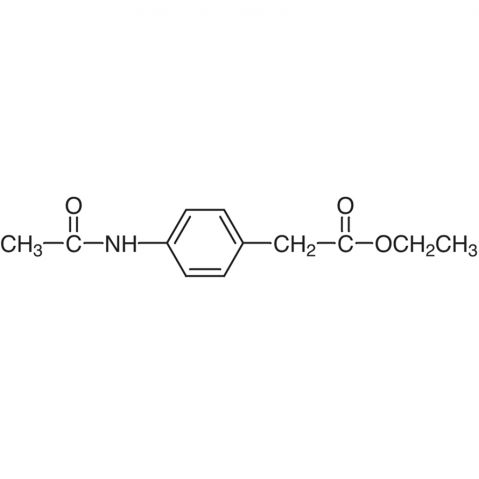 Ethyl 4-Acetamidophenylacetate التركيب الكيميائي