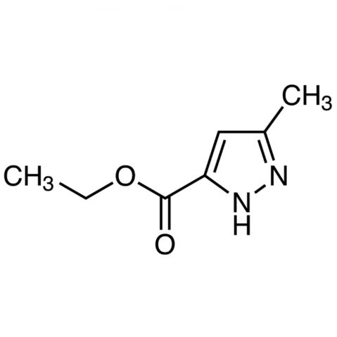 Ethyl 3-Methylpyrazole-5-carboxylate 化学構造