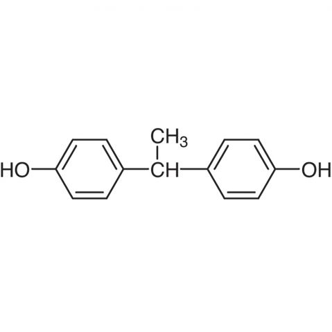 4,4'-Ethylidenebisphenol 化学構造