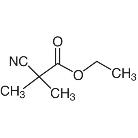 Ethyl 2-Cyano-2-methylpropionate Chemical Structure