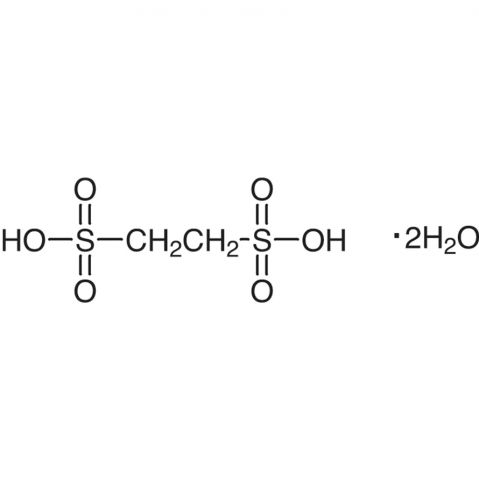 1,2-Ethanedisulfonic acid hydrate Chemische Struktur