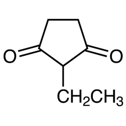 2-Ethyl-1,3-cyclopentanedione Chemische Struktur