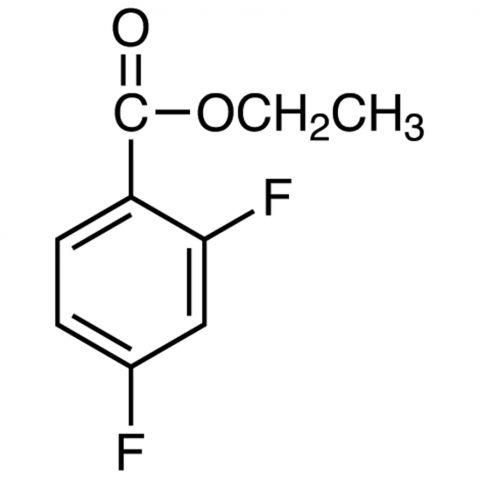 Ethyl 2,4-Difluorobenzoate Chemische Struktur