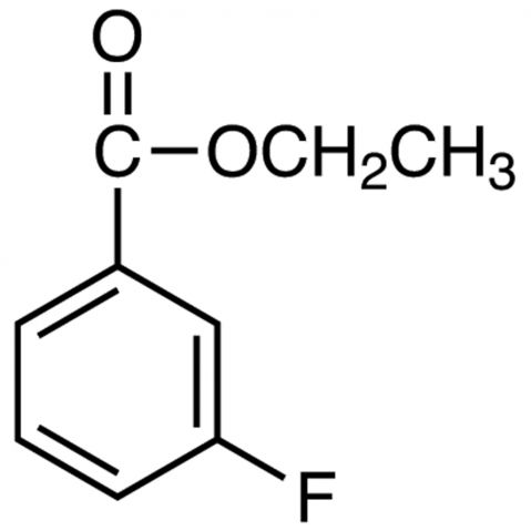 Ethyl 3-Fluorobenzoate Chemical Structure