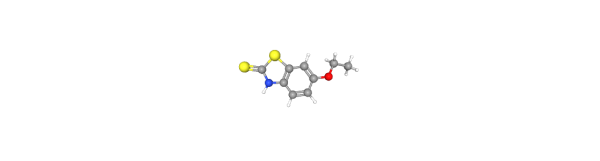 6-Ethoxy-2-mercaptobenzothiazole Chemical Structure