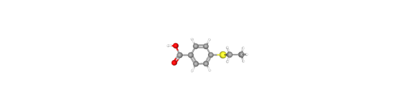 4-(Ethylthio)benzoic acid 化学構造