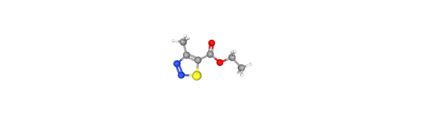 Ethyl 4-methyl-1,2,3-thiadiazole-5-carboxylate Chemical Structure