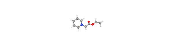 Ethyl 1-piperidineacetate Chemical Structure