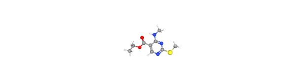 4-Methylamino-2-methylthiopyrimidine-5-carboxylic acid ethyl ester 化学構造