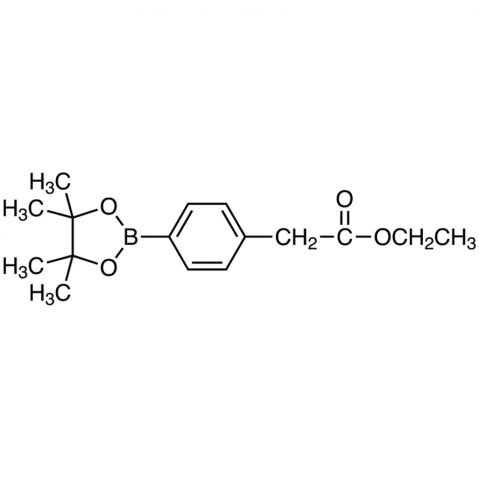 4-Ethoxycarbonylmethylphenylboronic acid, pinacol ester Chemical Structure