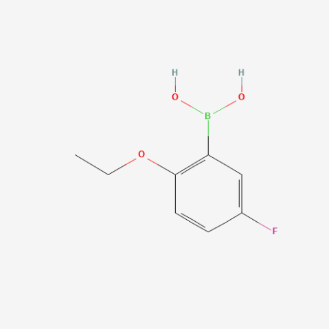 2-Ethoxy-5-fluorophenylboronic acid(contains varying amounts of Anhydride) Chemische Struktur