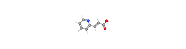 2-Pyridylacrylic acid Chemical Structure