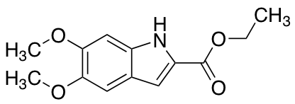 Ethyl 5,6-dimethoxyindole-2-carboxylate Chemical Structure