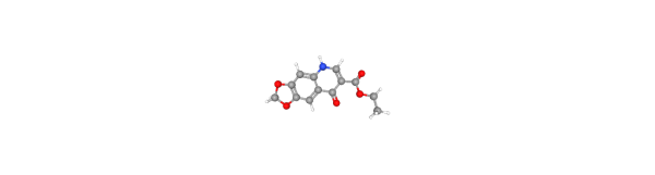 Ethyl 8-hydroxy[1,3]dioxolo[4,5-g]quinoline-7-carboxylate 化学構造