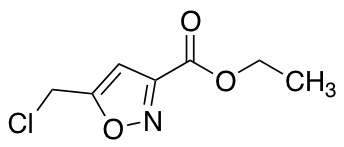 ethyl 5-(chloromethyl)isoxazole-3-carboxylate Chemische Struktur