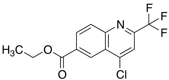 Ethyl 4-chloro-2-(trifluoromethyl)quinoline-6-carboxylate التركيب الكيميائي